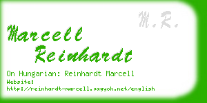 marcell reinhardt business card